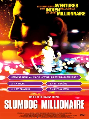 Affiche du film Slumdog Millionnaire